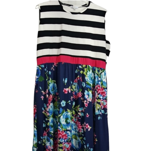Hazel Blues Women's Plus Size Dress Sleeveless/Maxi Dress Size 6XL - Picture 1 of 8